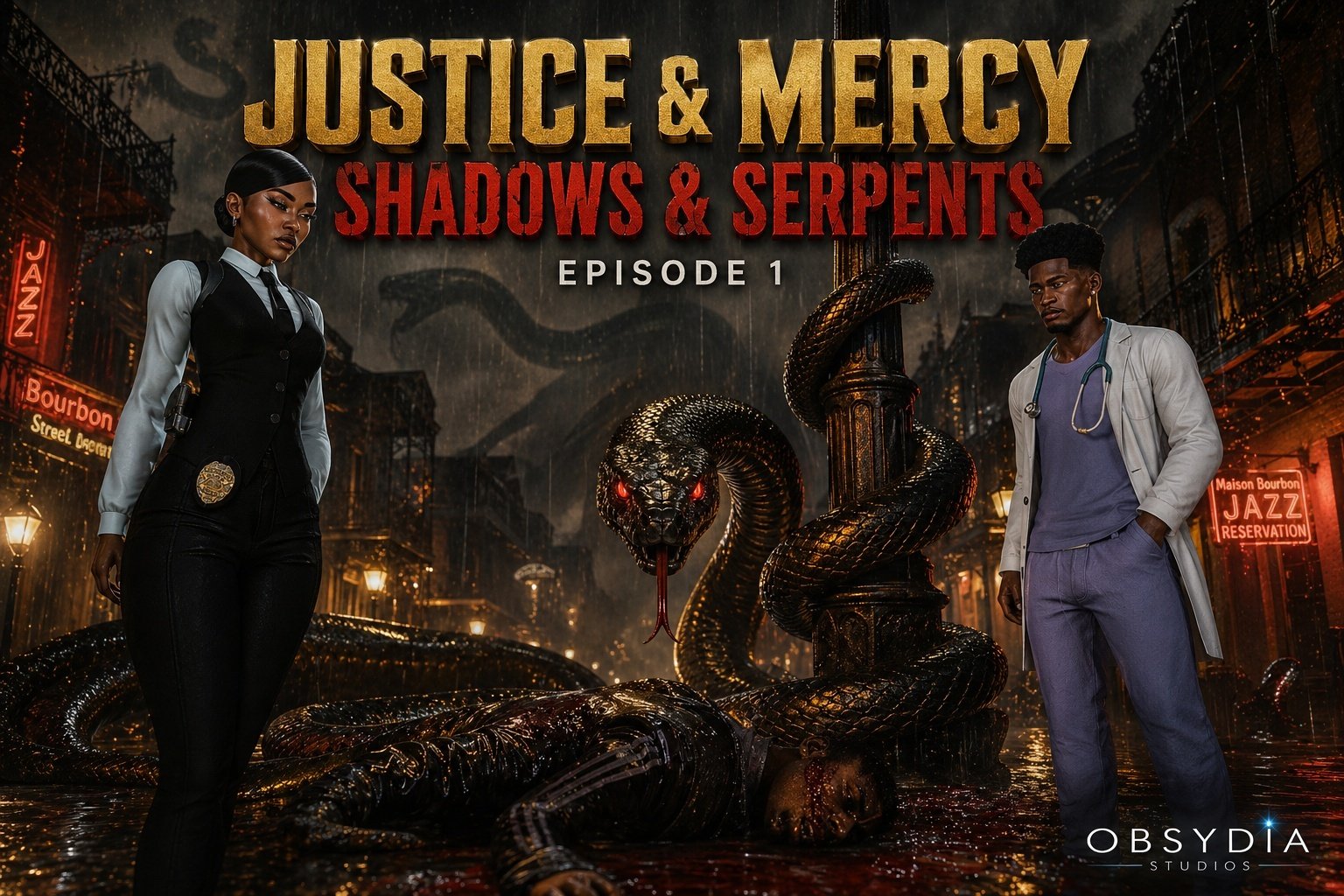 Episode 1 — "Shadows & Serpents"